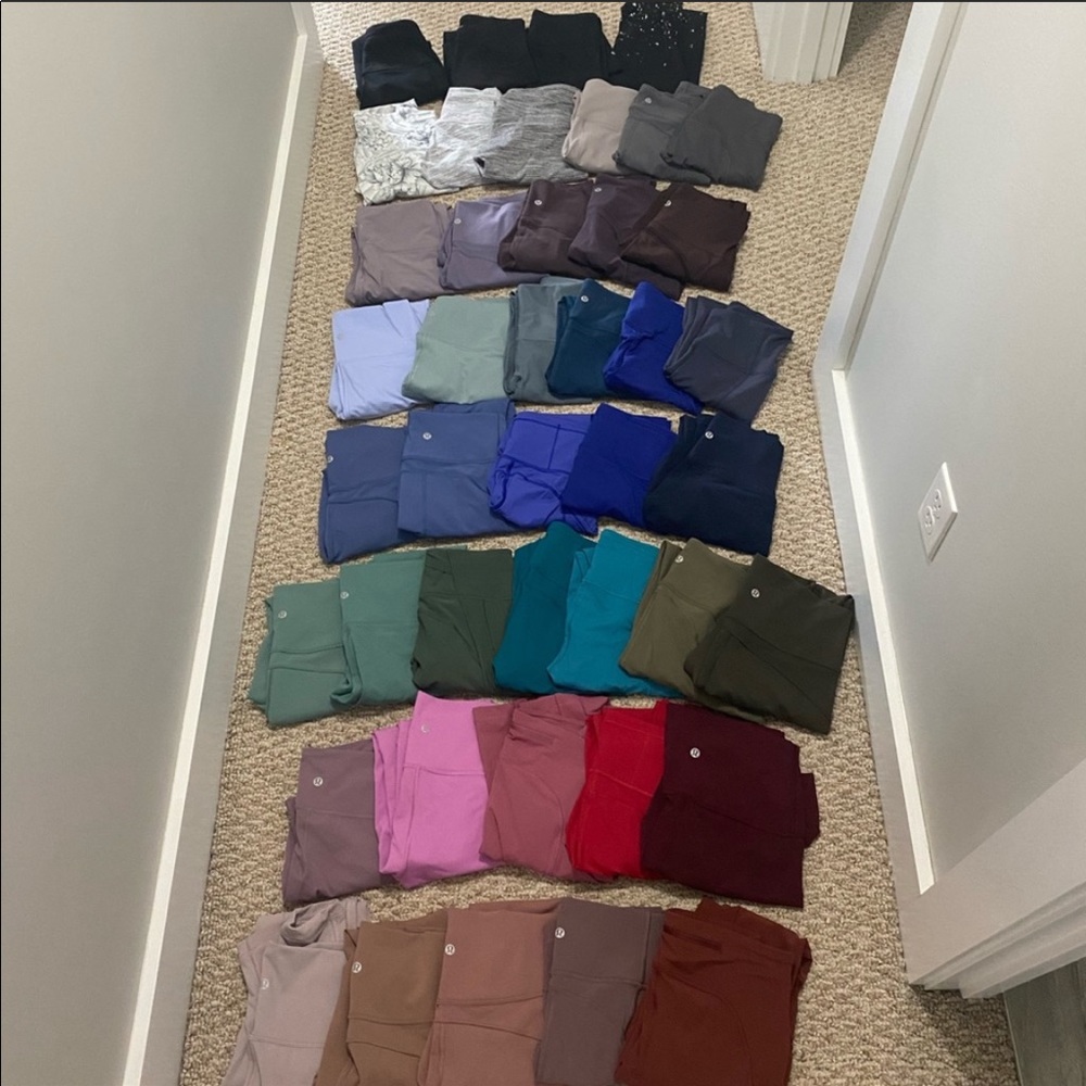 Lululemon Pants (NOT Align) collection +color dots